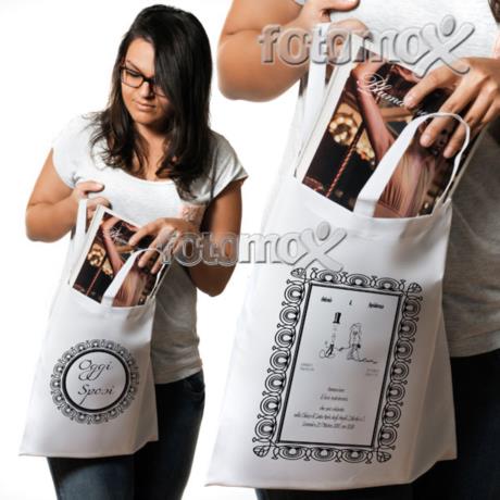 Shopper wedding personalizzata con foto