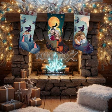 calza della befana personalizzata con le tue foto