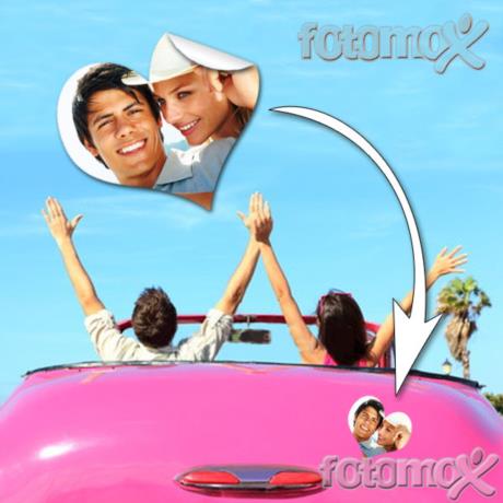 adesivi personalizzati a forma di cuore