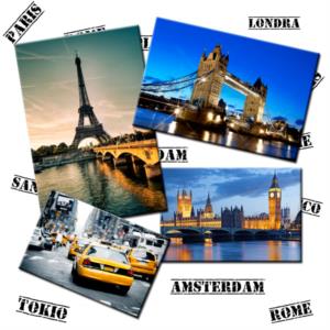 stampa di foto metropolitane su tela canvas