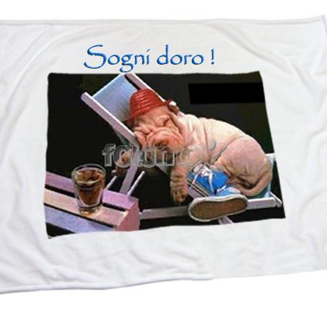Coperta in pile personalizzata con foto