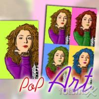 La tua foto Pop Art su tela