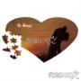 Stampa di foto su puzzle a cuore