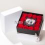 rose rosse stabilizzate in scatola personalizzate