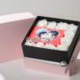 flower box con rose profumate e stabilizzate